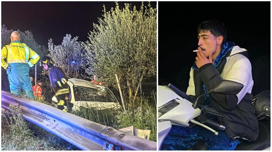 Schianto mortale sull’auto rubata a Uta, rintracciato il terzo ragazzo: «Sotto shock dopo la tragedia»