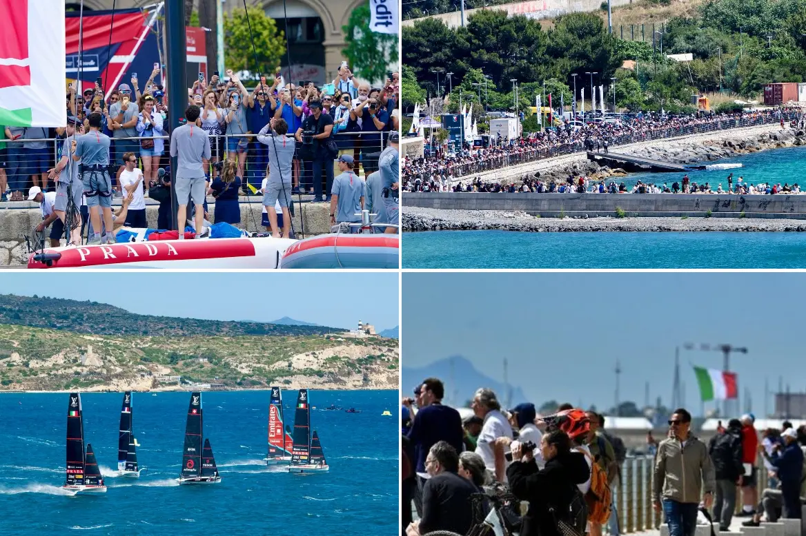 Luna Rossa a Cagliari (Foto: Profilo Fb Massimo Zedda)