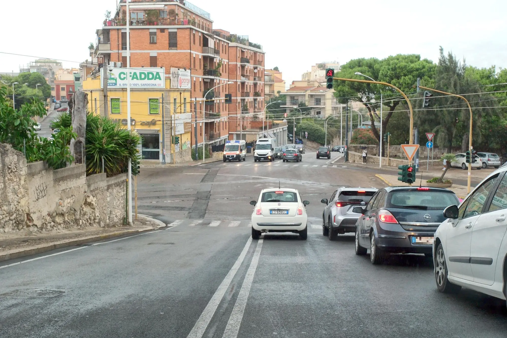 18 10 24 cagliari piazza d'armi il punto dove verrÃ realizzata la rotatoria - foto giuseppe ungari