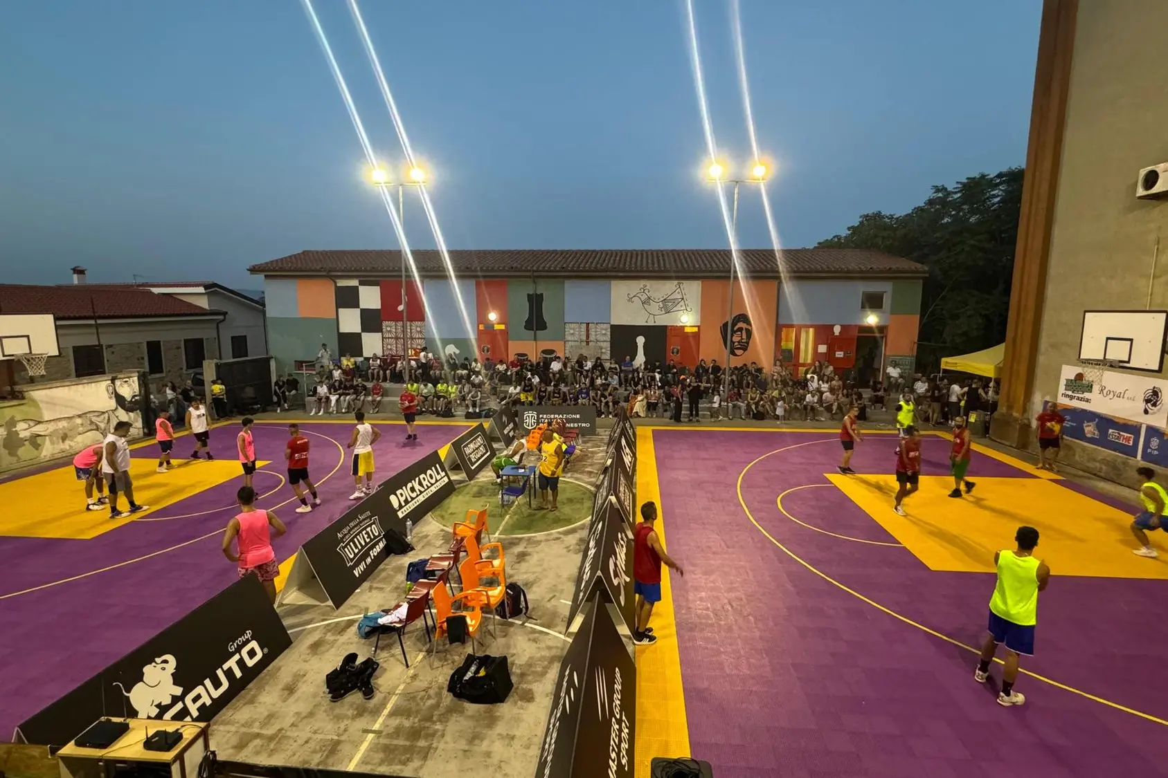 Una delle ultime edizioni dello Streetball di Mogoro (foto concessa)