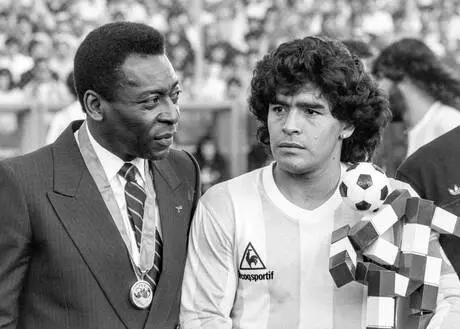 Pelé e Maradona (Ansa)
