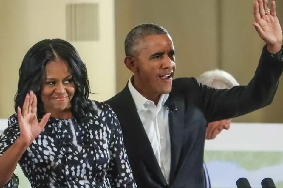 Michelle e Barack Obama (Ansa)