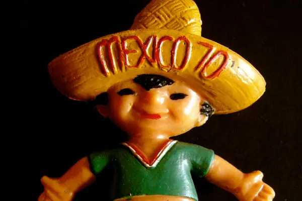 La mascotte di Messico '70 (le foto sono Wikipedia e Ansa)