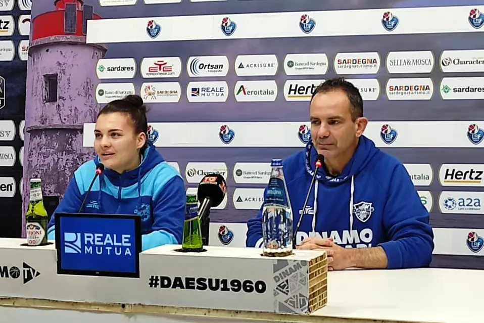 Emanuela Trozzola e il coach paolo Citrini (foto G. Marras)
