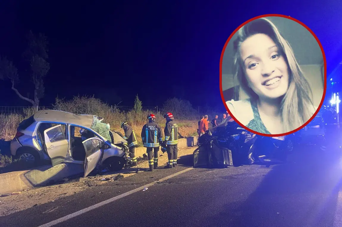 L'incidente costato la vita a Paola Sanna (nel tondo)