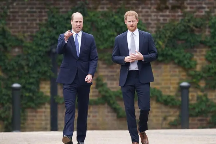 I principi William e Harry (Ansa)