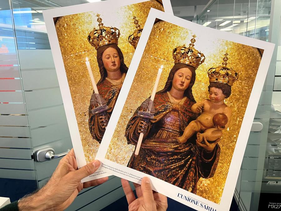 L’Unione Sarda, l’immagine di Nostra Signora di Bonaria domani in regalo