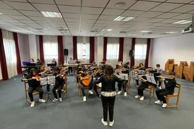 I giovani musicisti di Pula