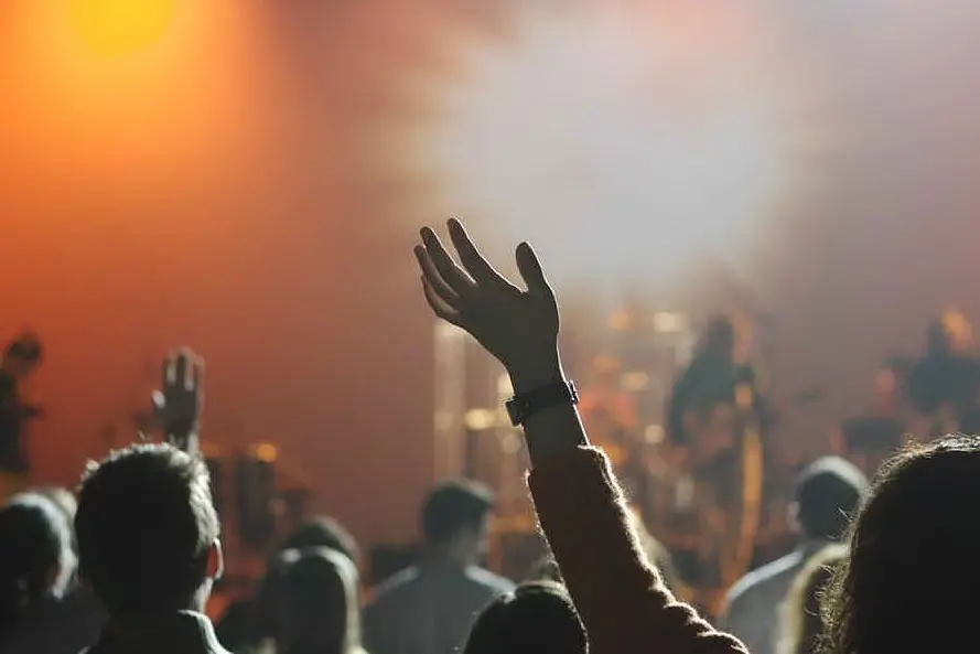 Folla a un concerto (foto Pixabay)