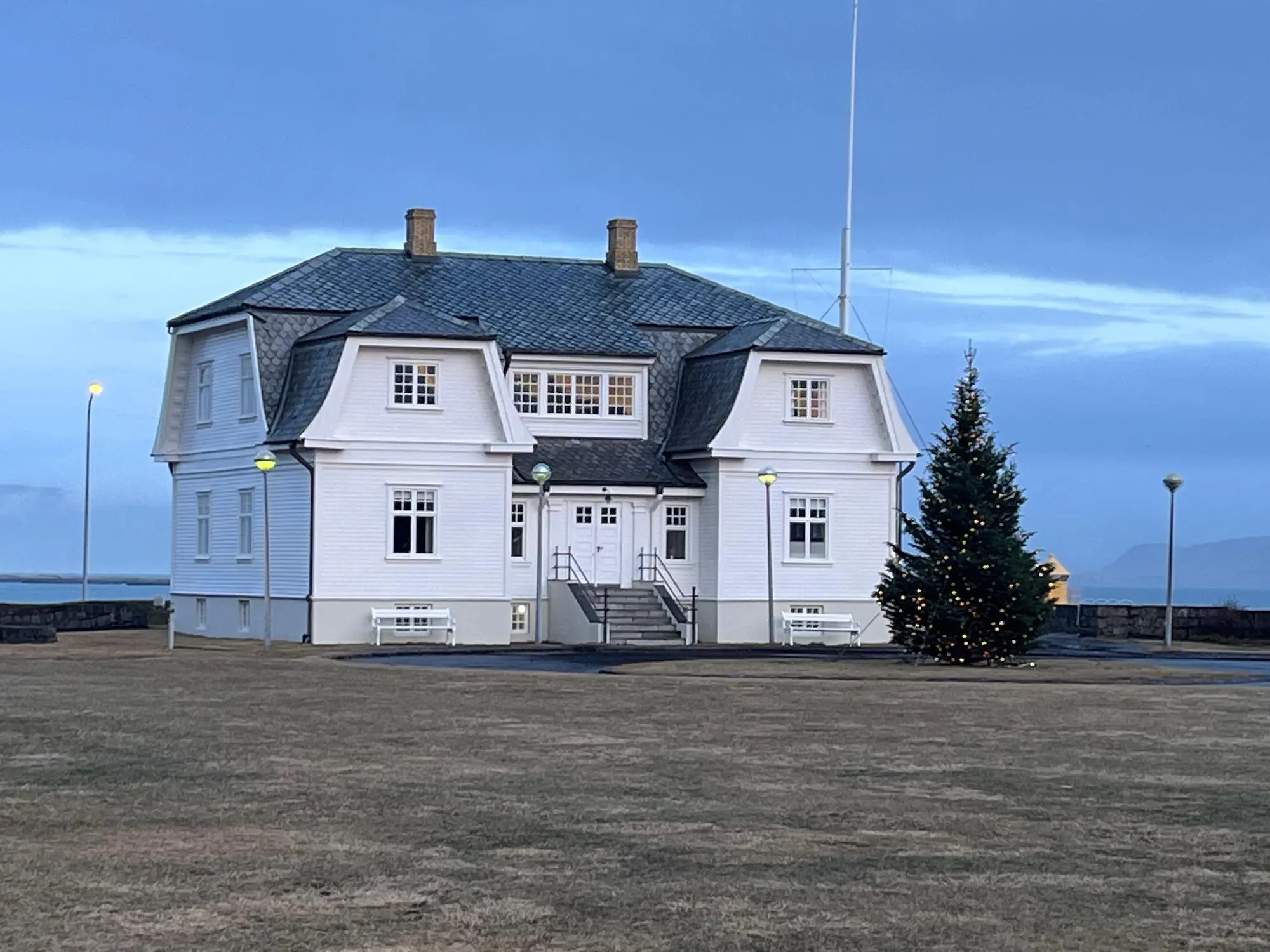La villa Höfði in Islanda oggi