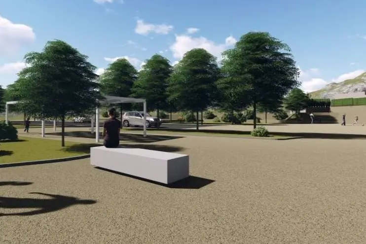 Rendering del progetto di Bonnanaro (foto concessa)