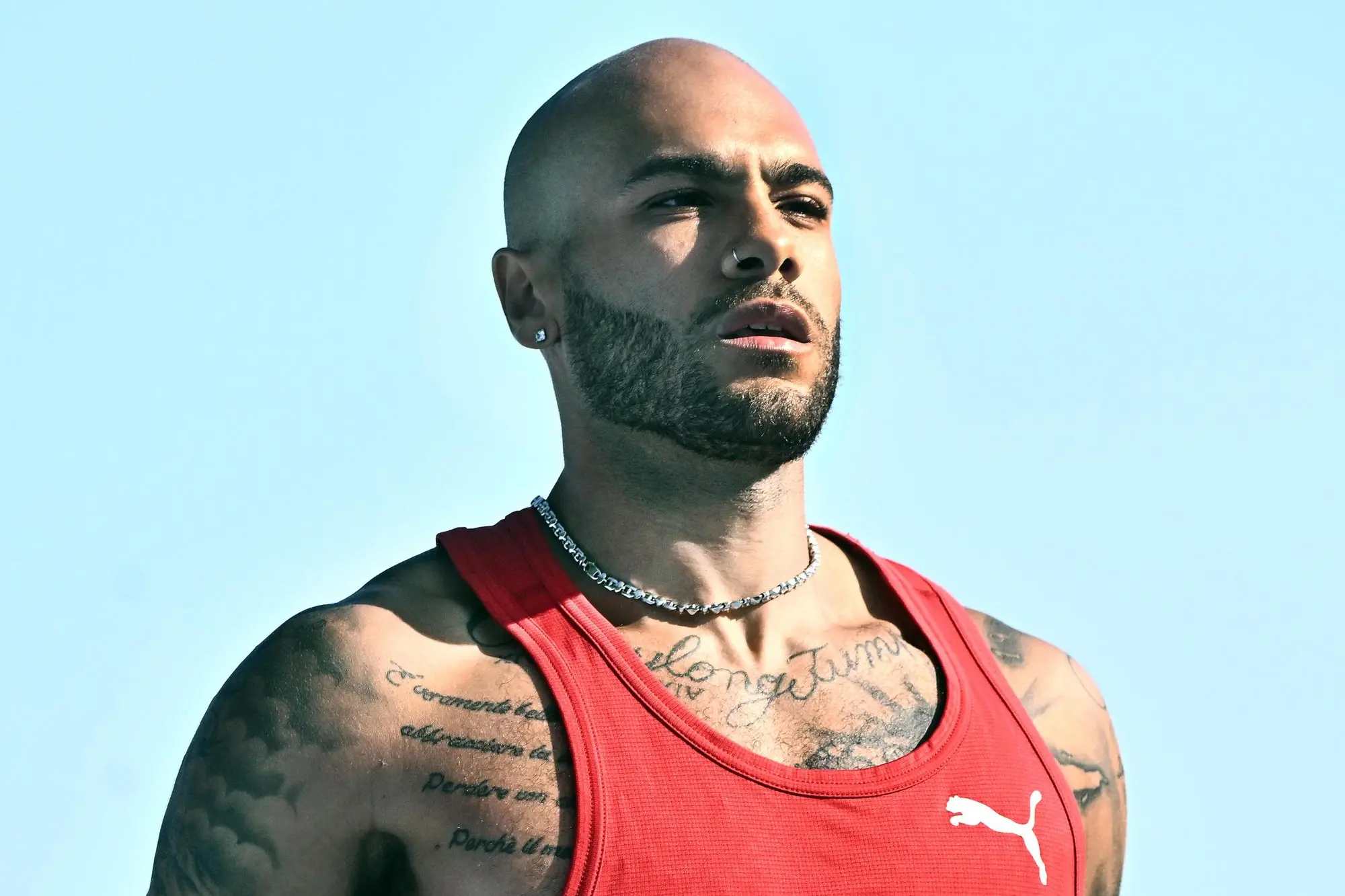 Tokyo 2020 olympic champion and world record holder, Italian Marcell Jacobs, wins the final 100 meters of the Savona atheltics meeting in Savona, Italy, 18 May 2022. ANSA/LUCA ZENNARO