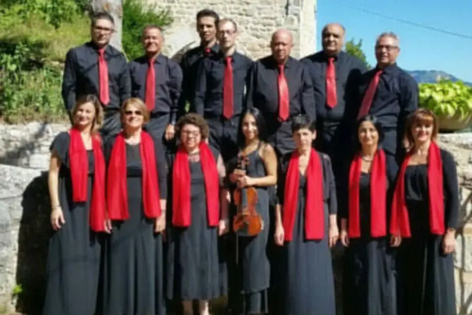 Il coro polifonico di Villanovafranca alla Festa del Crocifisso
