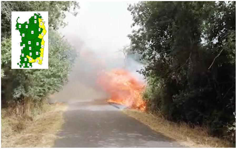 Sardegna, allerta gialla per rischio incendi: le zone interessate e le precauzioni da seguire
