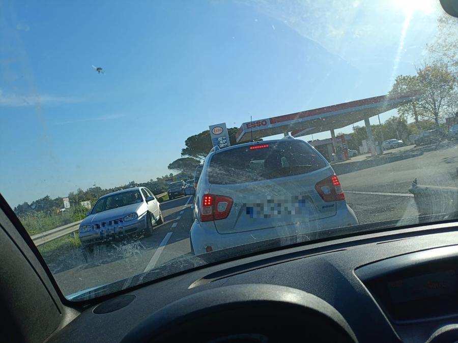 Tamponamento a catena a Monastir: coinvolte più auto, traffico in tilt