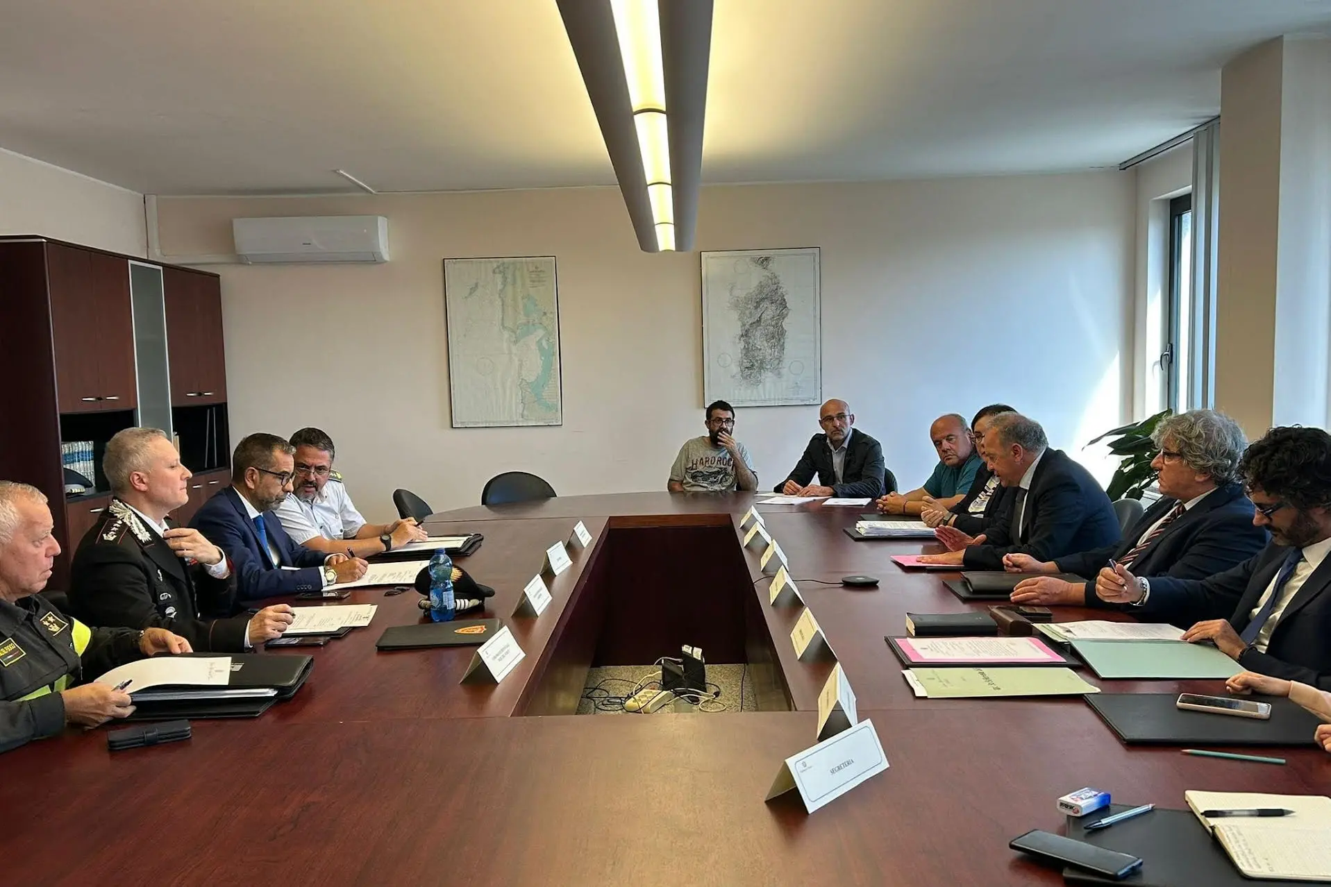 Il vertice (Foto concessa)