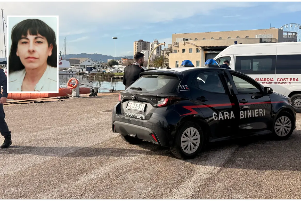 Le ricerche, nel riquadro Rosa Bechere (foto Busia)