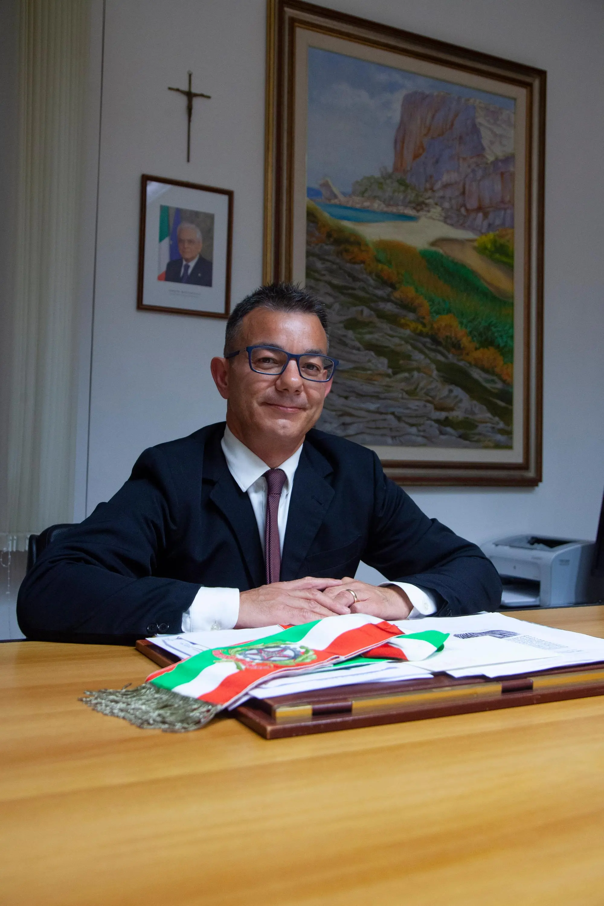 Stefano Monni, sindaco di Baunei (L'Unione Sarda)