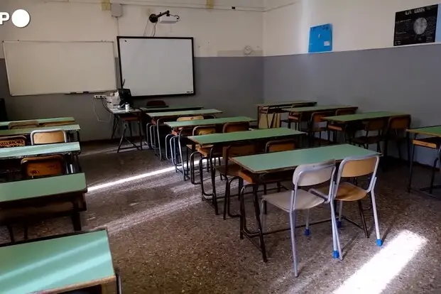Una classe, immagine simbolo (foto Ansa)