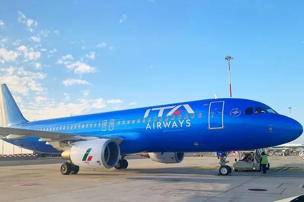 Un aereo Ita Airways (foto Ansa)