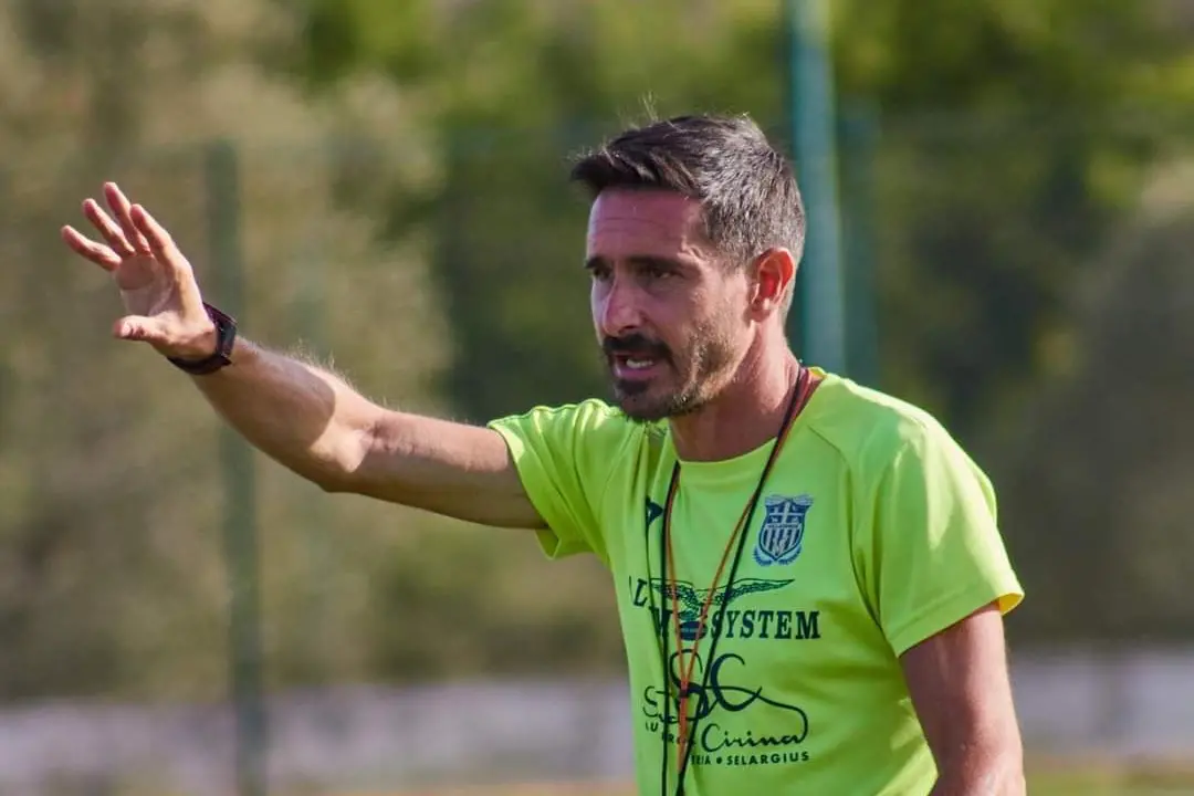 Nicola Manunza, allenatore Villasimius (foto Andrea Serreli)