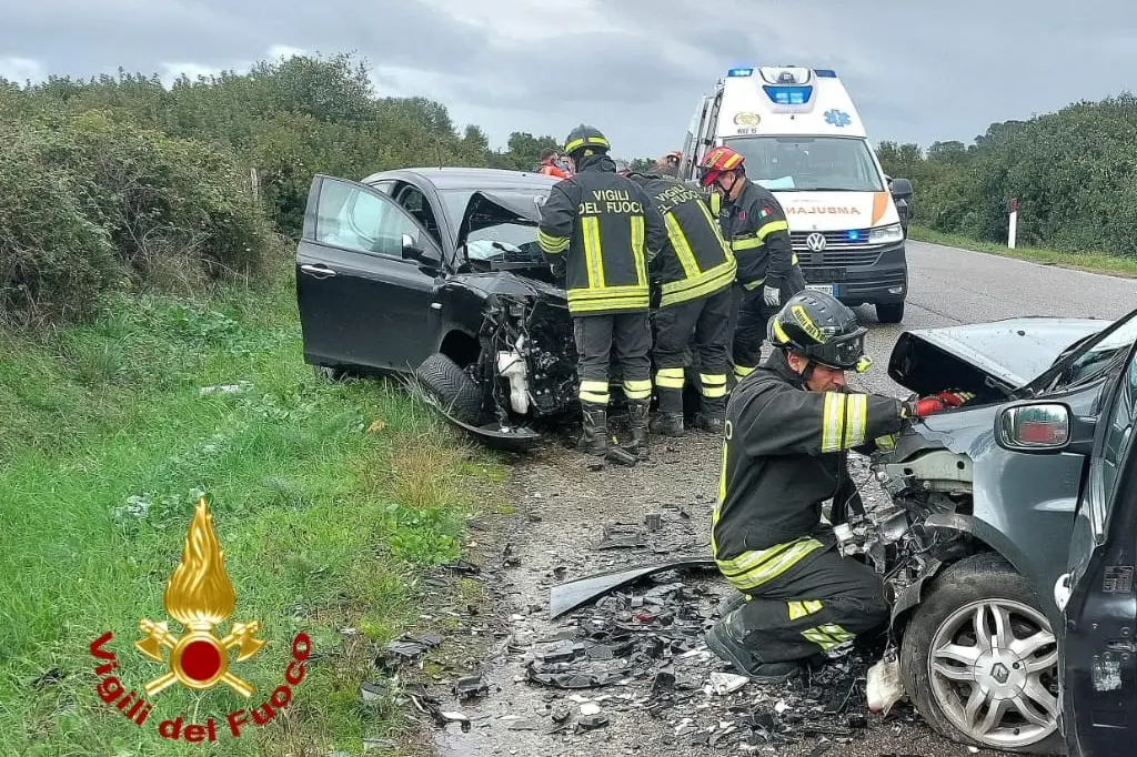 L'intervento dei vigili del fuoco