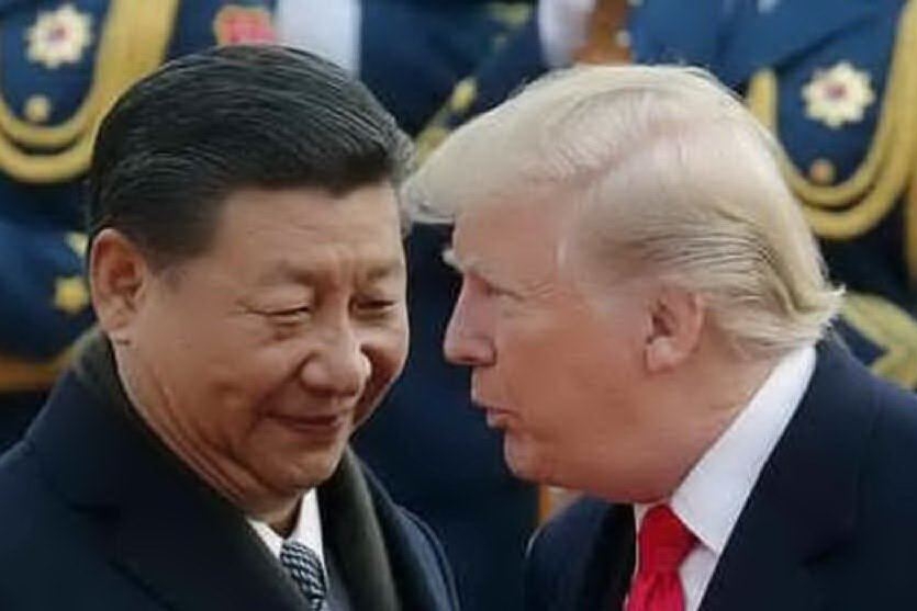 Xi Jinping e Donald Trump (Archivio L'Unione Sarda)