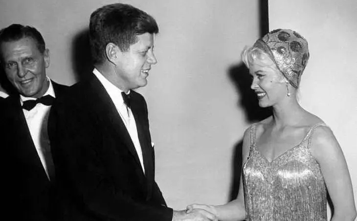 John Fitzgerald Kennedy (1961-1963) con Marilyn Monroe
