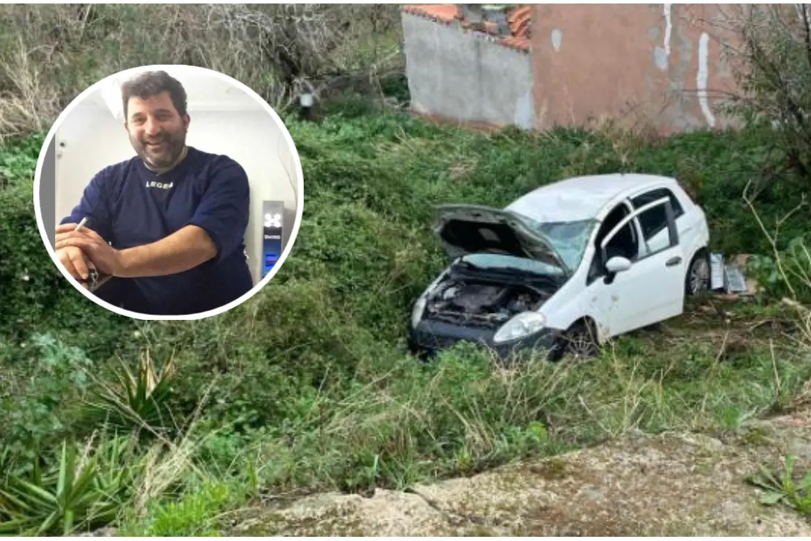 L'incidente, nel riquadro Roberto Chessa