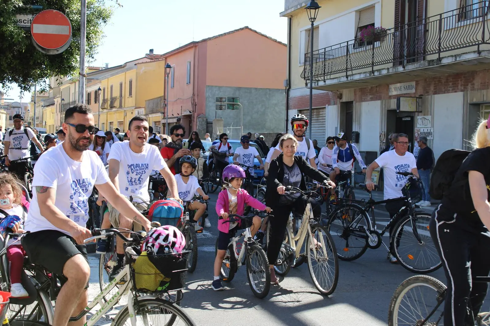 Una delle precedenti edizioni della pedalata ecologica