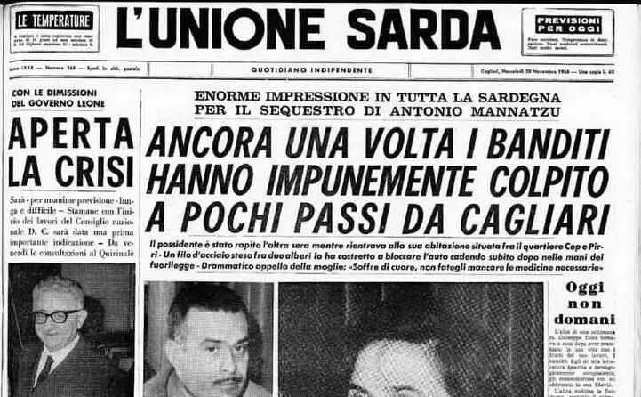 #AccaddeOggi: 18 novembre 1968, a Cagliari viene rapito Antonio Mannatzu