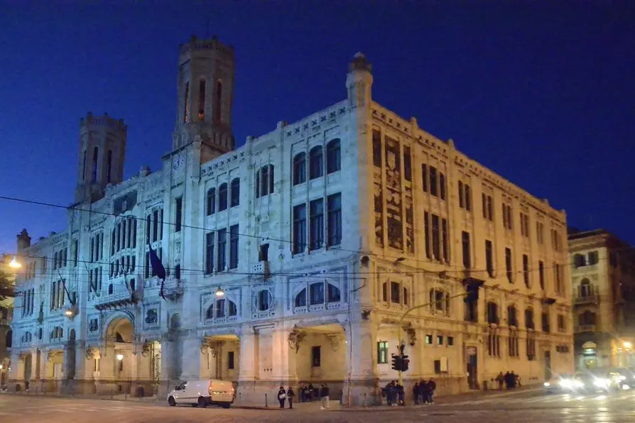 Palazzo Bacaredda (foto L'Unione Sarda - Anedda Endrich)