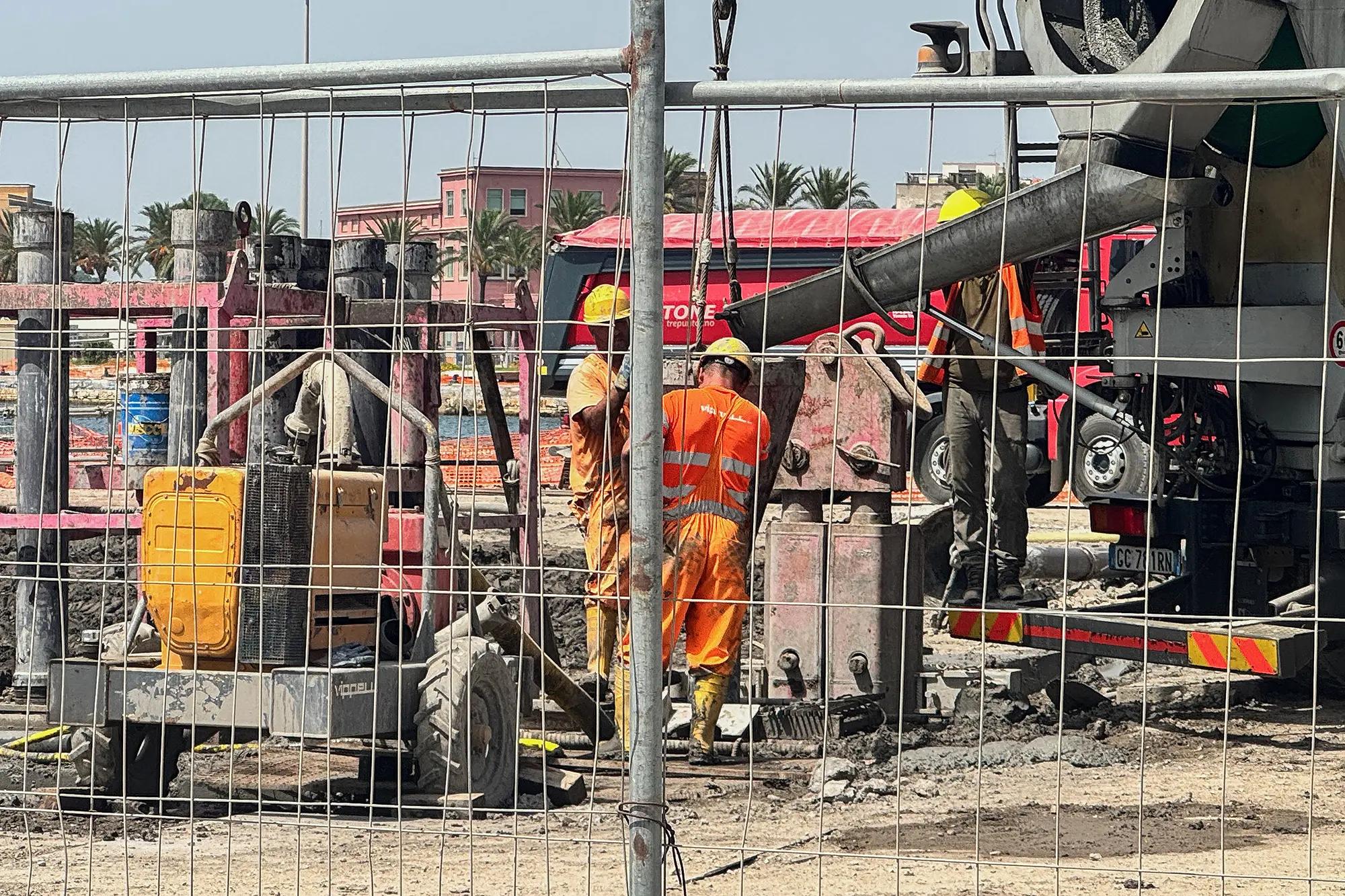 Lavoratori in un cantiere