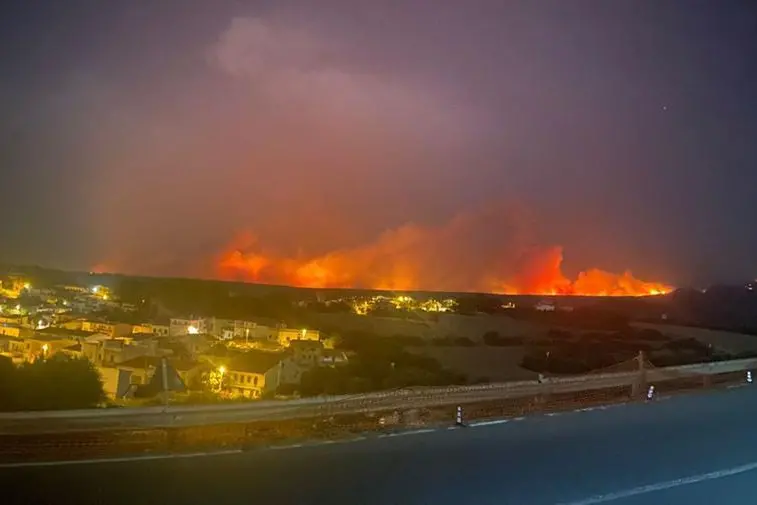 Il Montiferru devastato dalle fiamme la scorsa estate (archivio L'Unione Sarda)
