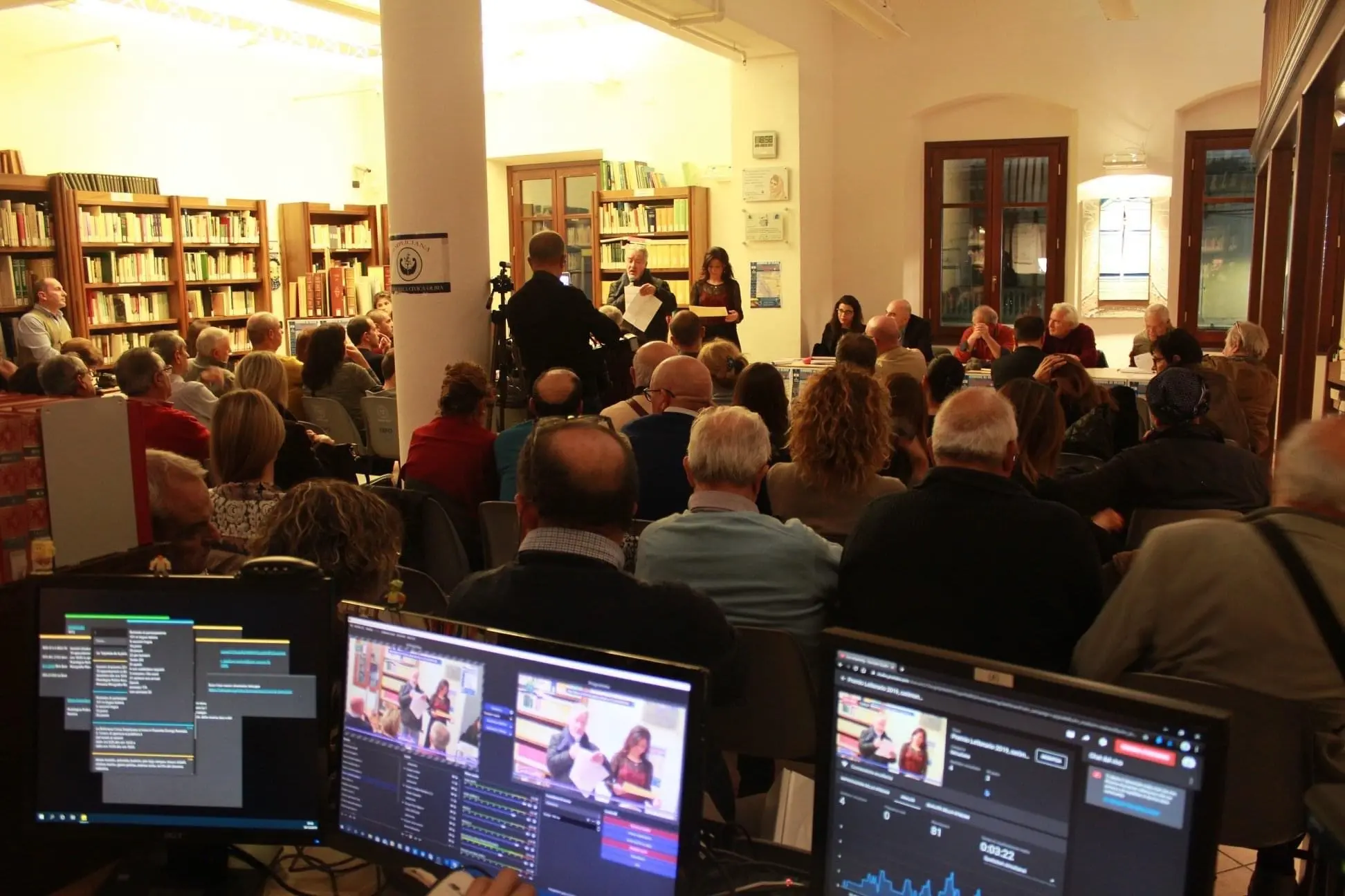 Una passata edizione del Premio letterario Città di Olbia (Foto Biblioteca Simpliciana)