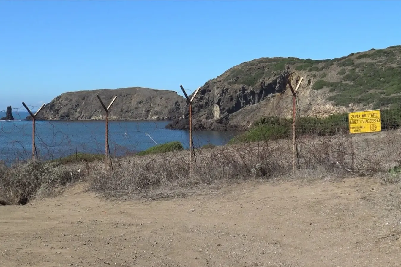 Il poligono di Capo Frasca (foto Archivio Unione Sarda)