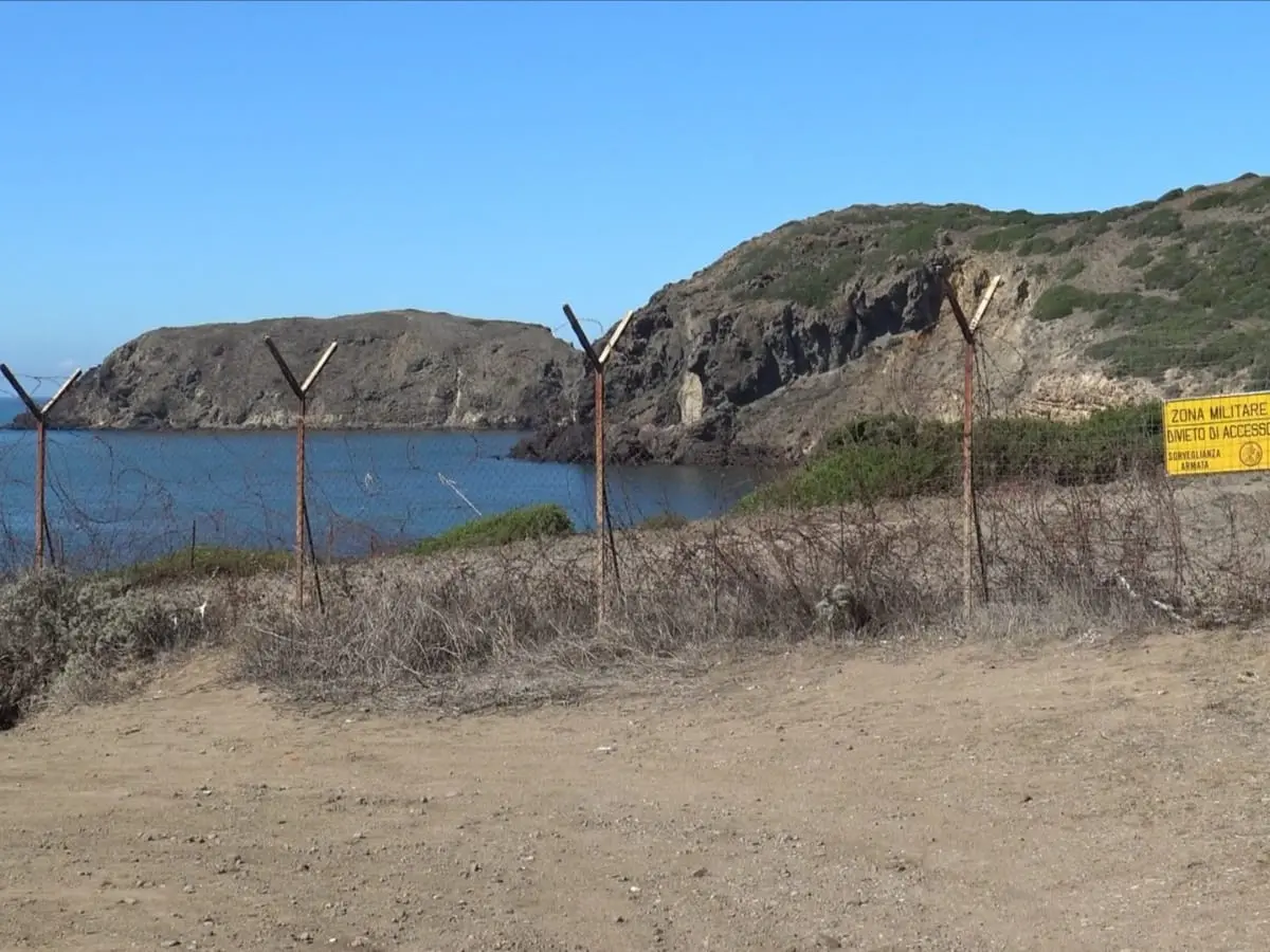 Il poligono di Capo Frasca (foto Archivio Unione Sarda)