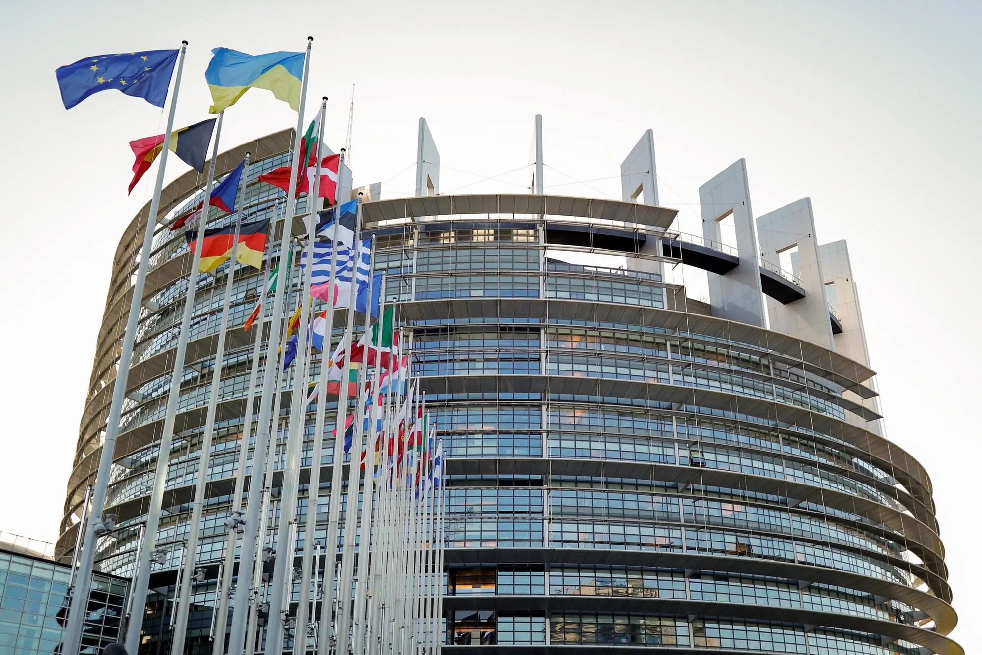 La sede dell'Europarlamento a Strasburgo (Ansa)