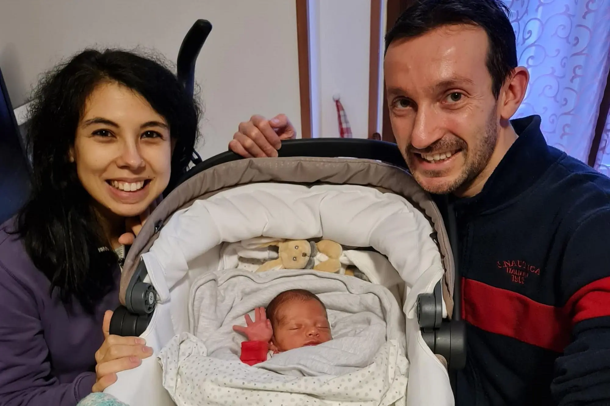 Monica Uccheddu, Davide Villa e il piccolo Francesco