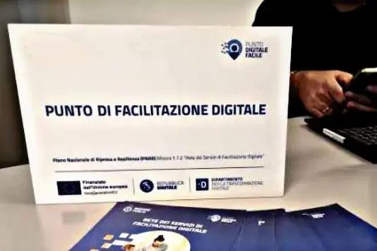 Un punto digitale del Coros (foto concessa)