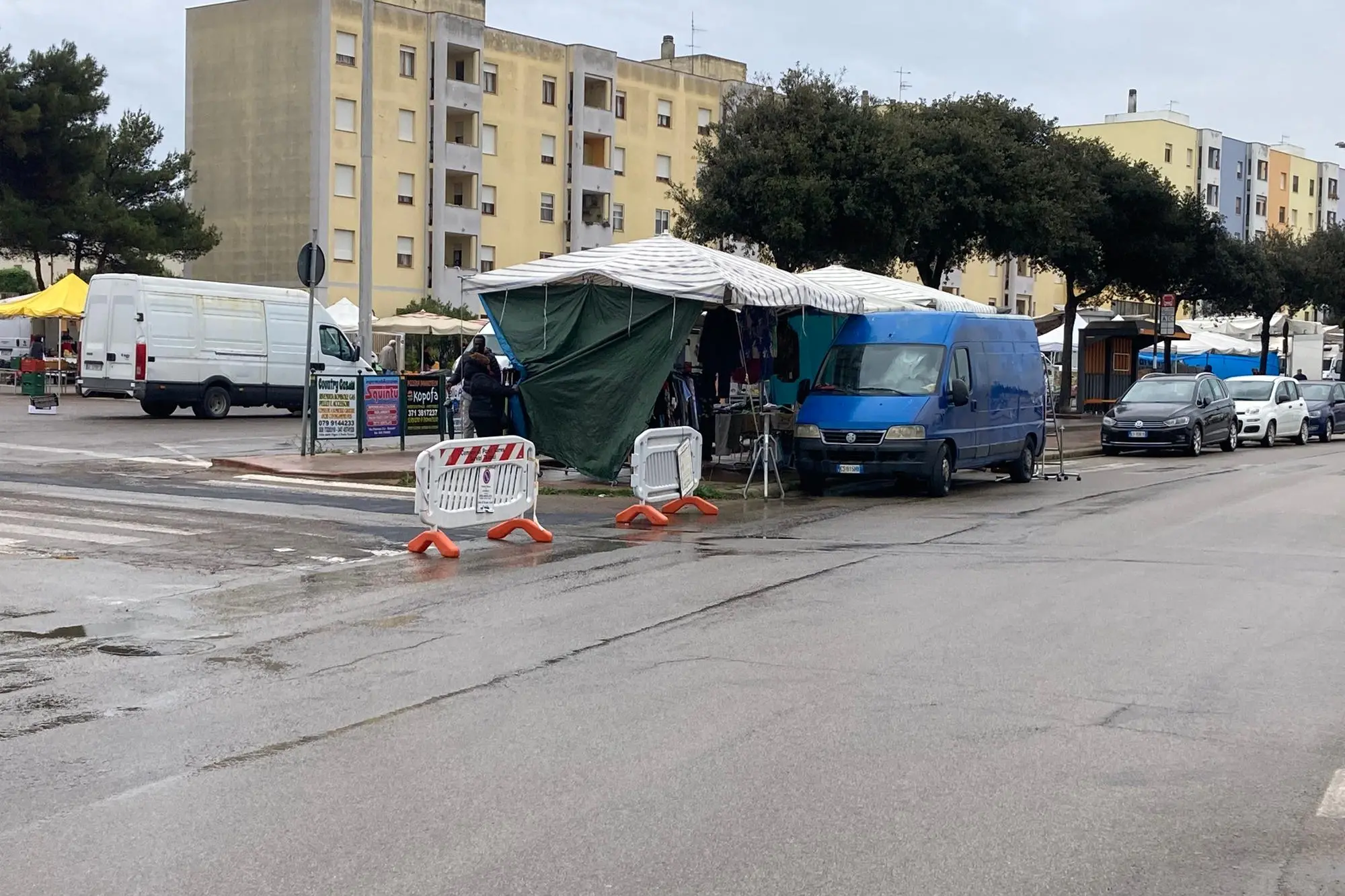 Viale delle Vigne a Porto Torres (foto Pala)