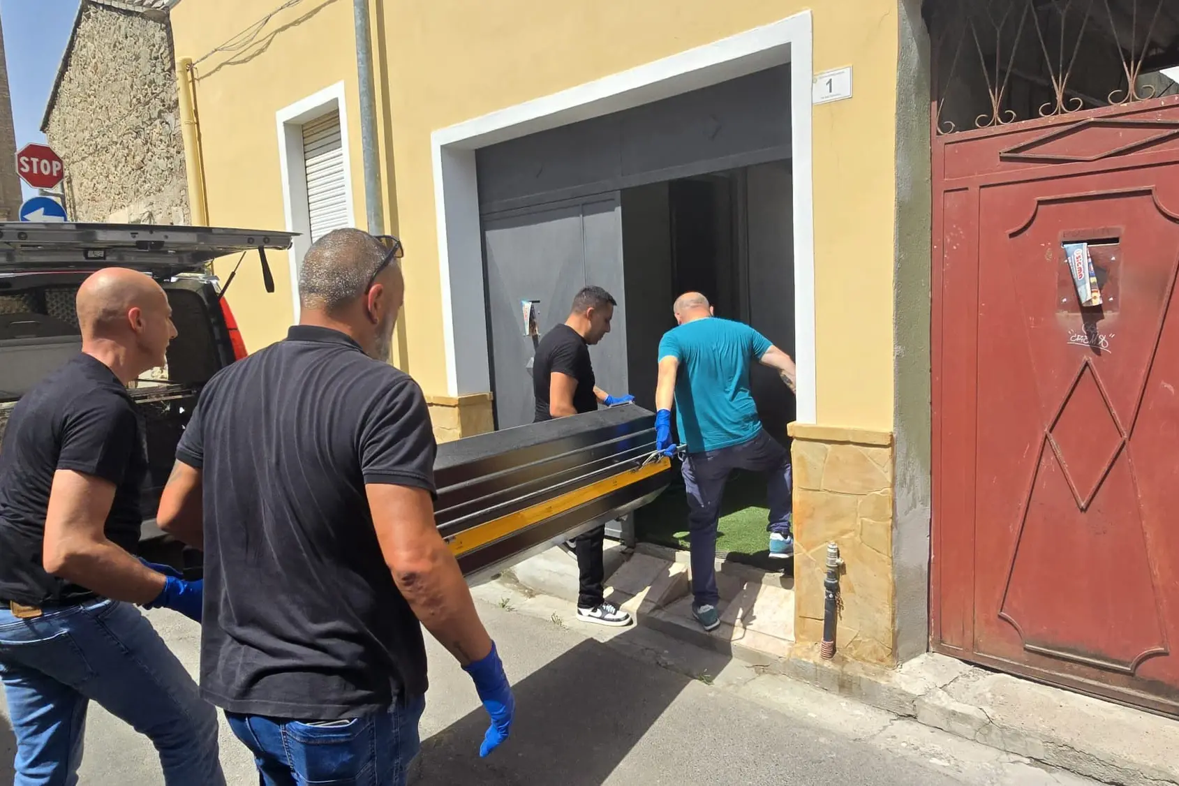 I feretri nella casa di Maracalagonis