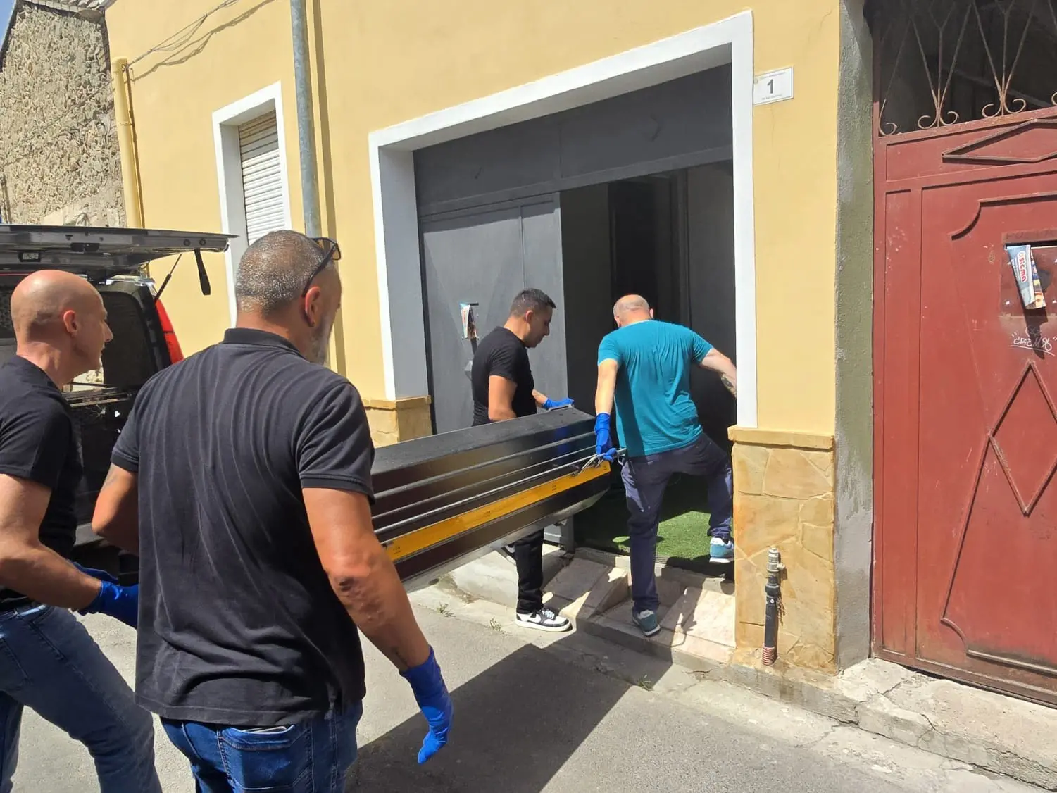 I feretri nella casa di Maracalagonis