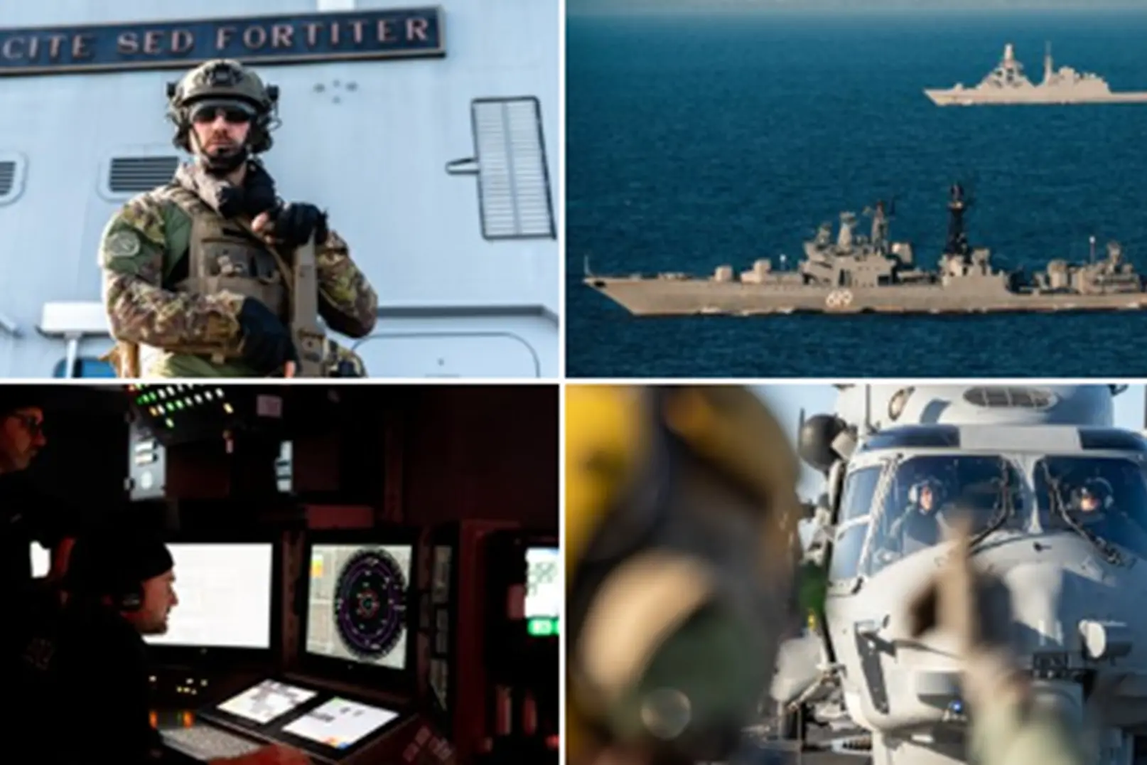 Le immagini pubblicate dalla Marina militare