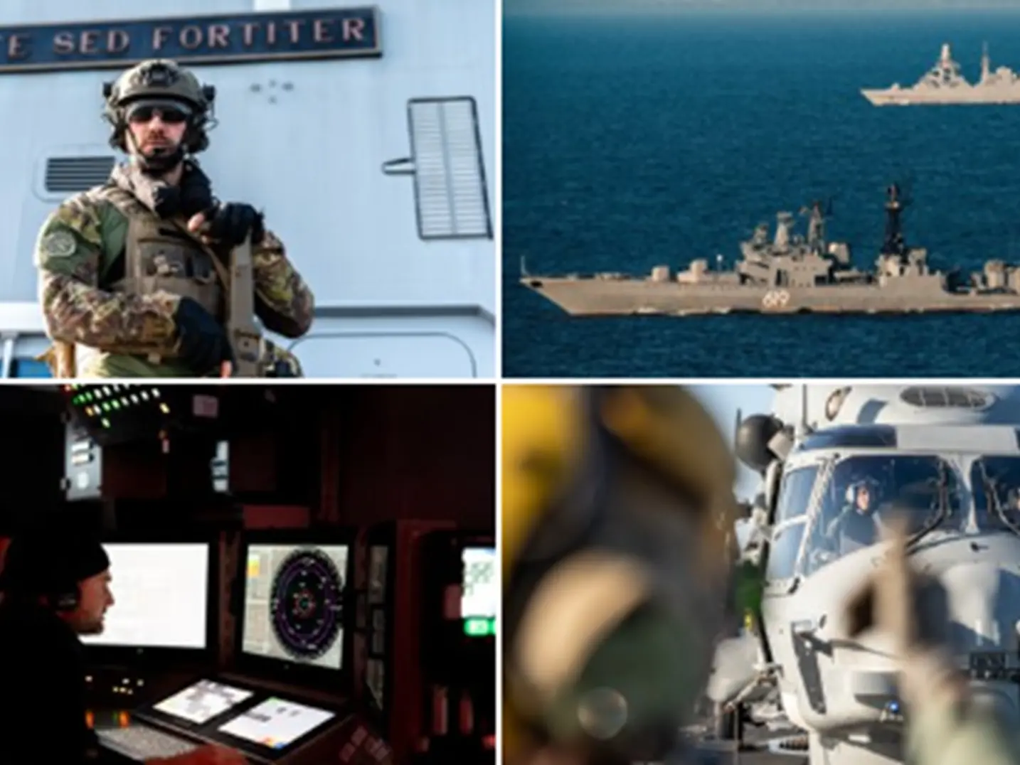 Le immagini pubblicate dalla Marina militare