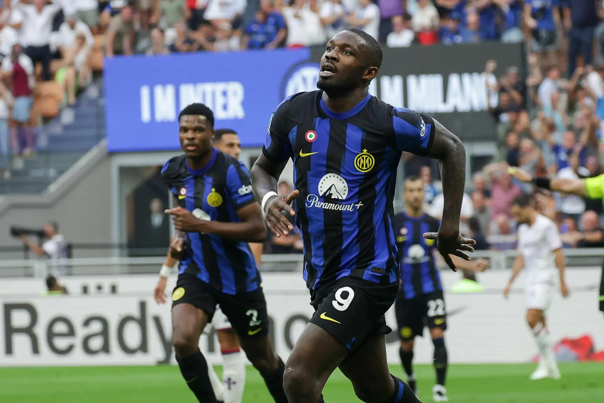 Marcus Thuram al primo gol in Serie A (Ansa)
