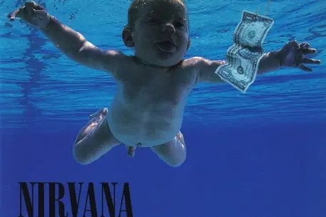 La celebre copertina dell'album Nevermind dei Nirvana (Ansa)