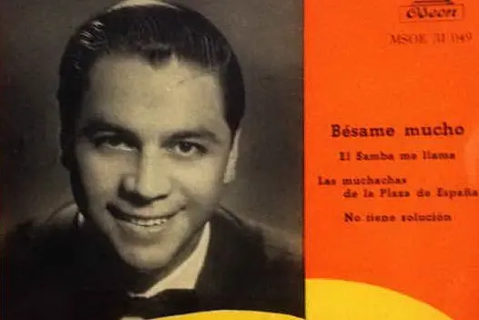 La storica copertina di Bésame Mucho (foto da YouTube)
