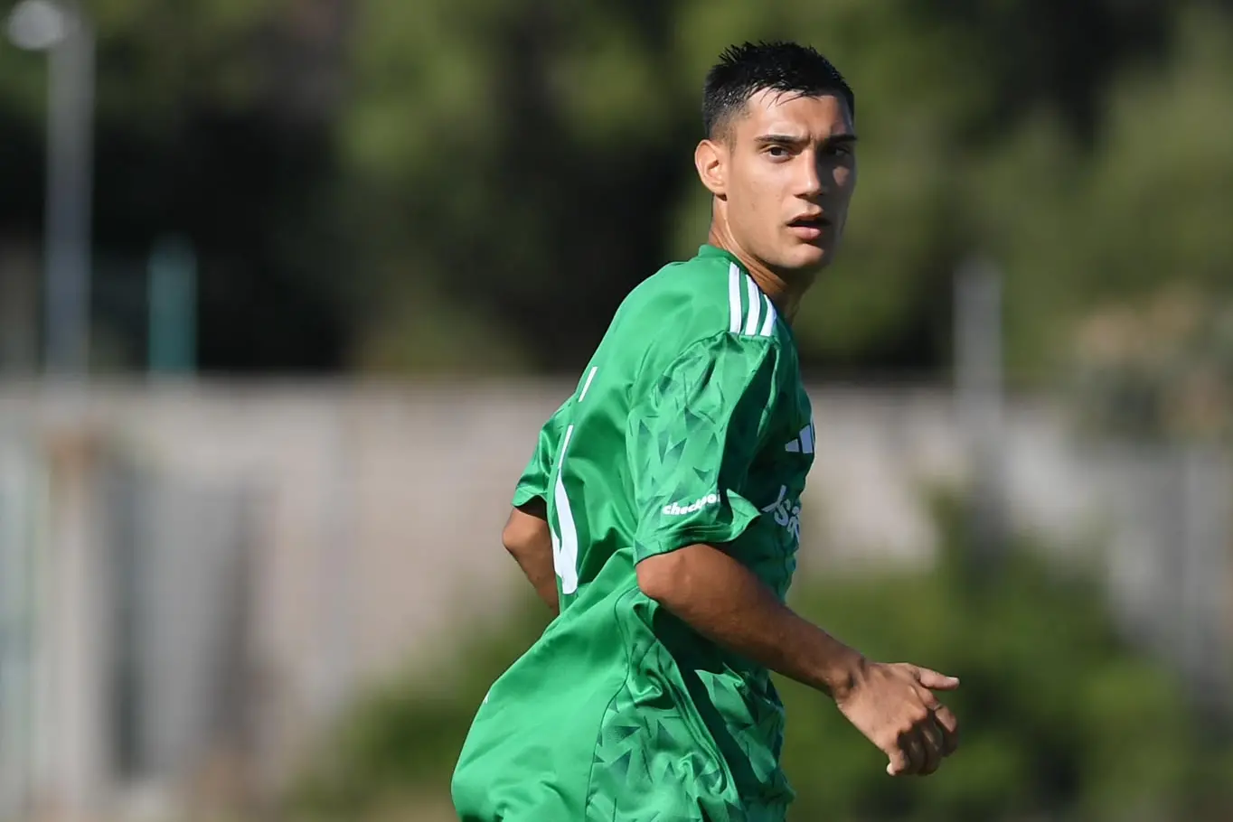 Andrea Saggia, centrocampista dell'Arzachena in gol sabato contro il Fonni (foto concessa)