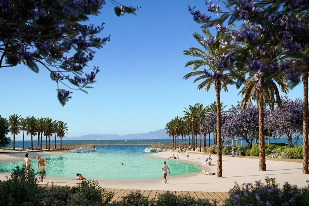 La nuova spiaggia di Sant'Elia